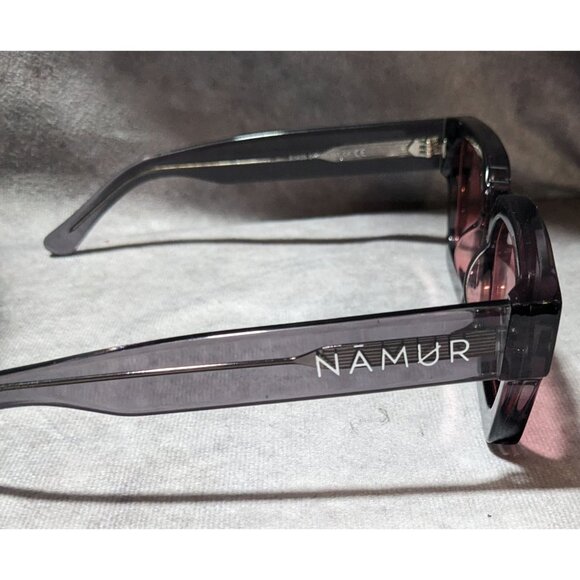 Namur Black And Pink Chunky Translucent Sunglasses main image 7